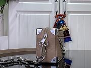 Louis Vuitton LV Mini Soft Trunk Box Beige Bag 18.5x13x8cm - 4