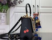 Louis Vuitton LV x TM Twist MM Black Cherry 23x16x8cm - 5