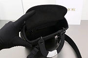 Dior Lady Black Ultra-Matte Bag So Black Size 20 x 16.5 x 8 cm - 3