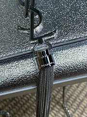 YSL Kate Small Chain Silver Bag 20x12.5x5cm - 5