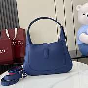 Gucci Jackie 1961 Medium Bag Blue 27.5x19x4cm - 4