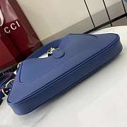 Gucci Jackie 1961 Medium Bag Blue 27.5x19x4cm - 3