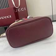 Gucci Ophidia Small Tote Bag Red 22.5x17x11cm - 3