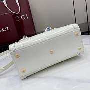 Gucci Diana Small Tote Bag Purple White 20x16x10cm  - 5