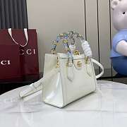 Gucci Diana Small Tote Bag Purple White 20x16x10cm  - 2