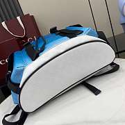 Gucci Chroma Large Backpack Blue 35x46x12cm - 5