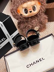 Chanel Black Patent Flat  - 4
