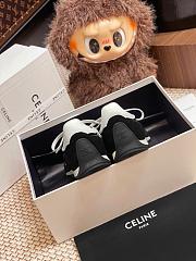 Celine Racer Low Top Sneaker Black Suede - 3
