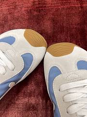 Loewe Ballet Runner 2.0 Nylon Calfskin White Blue Sneaker - 5