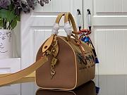 Louis Vuitton LV Pharrell x Nigo Speedy Bag 25 Brown 25x19x15cm - 6