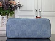 Louis Vuitton LV Nevereverfull Denim Blue Bag 60x38x23cm - 4