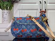 Louis Vuitton LV x TM Sunset Cherry Denim 27x18x3cm - 4