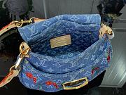 Louis Vuitton LV x TM Sunset Cherry Denim 27x18x3cm - 3