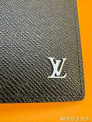 Louis Vuitton LV Pocket Organizer Black Wallet 7.5x11.1x1cm - 2