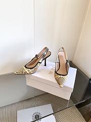 Dior J'Adior Slingback Pump Heel Yellow Beige 9.5cm - 3