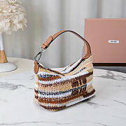 Miu Miu Colour-Block Crochet Shoulder bag 19x25.5x14x10cm - 6