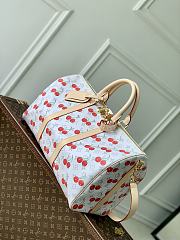 Louis Vuitton LV Keepall 45 Cherry White 45x27x20cm - 4