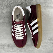 Gucci Adidas Gazelle Red Wine Sneaker - 5