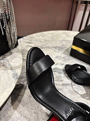 Christian Louboutin Black Sandal Heel 8.5cm - 4