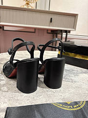 Christian Louboutin Black Sandal Heel 8.5cm - 2