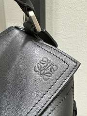 Loewe Small Puzzle Biker Bag Black 24x16.5x10.5cm - 6