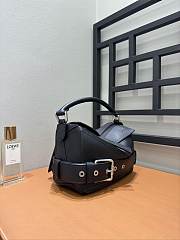 Loewe Small Puzzle Biker Bag Black 24x16.5x10.5cm - 3