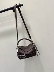 Loewe Small Puzzle Biker Bag Brown 24x16.5x10.5cm - 5