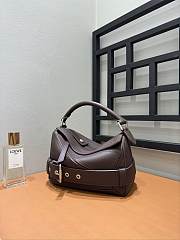 Loewe Small Puzzle Biker Bag Brown 24x16.5x10.5cm - 4