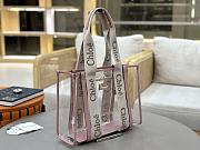 Chloe Woody Tote Bag Jelly & Leather 37x26x12cm - 4