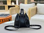 Chloe Small Bracelet Backpack Black 22x22x10.5cm - 6
