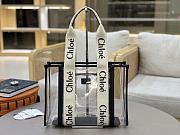 Chloe Woody Tote Bag Jelly & Leather Black 37x26x12cm - 4