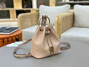 Chloe Small Bracelet Backpack Beige 22x22x10.5cm - 5