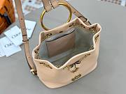 Chloe Small Bracelet Backpack Beige 22x22x10.5cm - 4