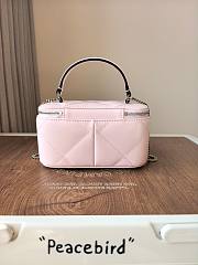 Tory Burch Pink Kira Diamond Vanity Case 17x9.5x8.5cm - 5