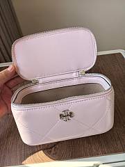 Tory Burch Pink Kira Diamond Vanity Case 17x9.5x8.5cm - 4