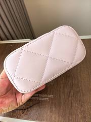 Tory Burch Pink Kira Diamond Vanity Case 17x9.5x8.5cm - 2