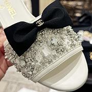 Chanel White Slides 12 - 2