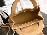 Chanel Mini Kelly Raffia 13x19x7cm - 6