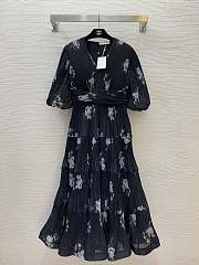 Zimmermann Floral Pleated Midi Dress - 1