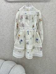 Zimmermann White Natura V-Neck Lace Mini Dress - 2
