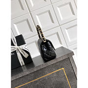 Chanel Flap Bag Lambskin Black 18.5x10.5x8cm - 2