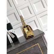 Chanel Flap Bag Shiny Gold 18.5x10.5x8cm - 2