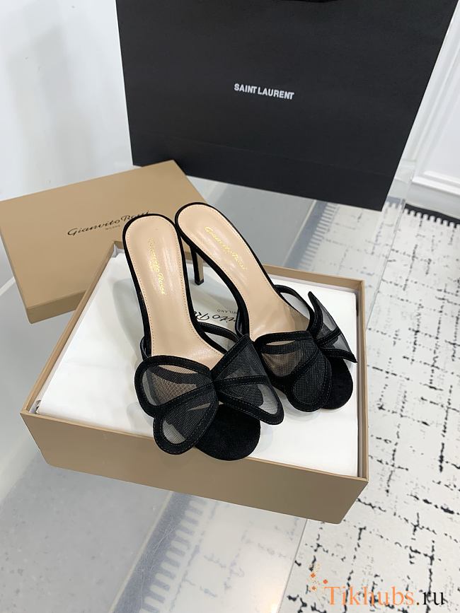 Gianvito Rossi Ilia Black Heel 8.5cm - 1
