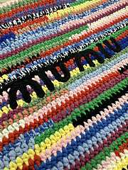 Miu Miu Crochet Tote Bag Multicolored 40x34x16cm - 6