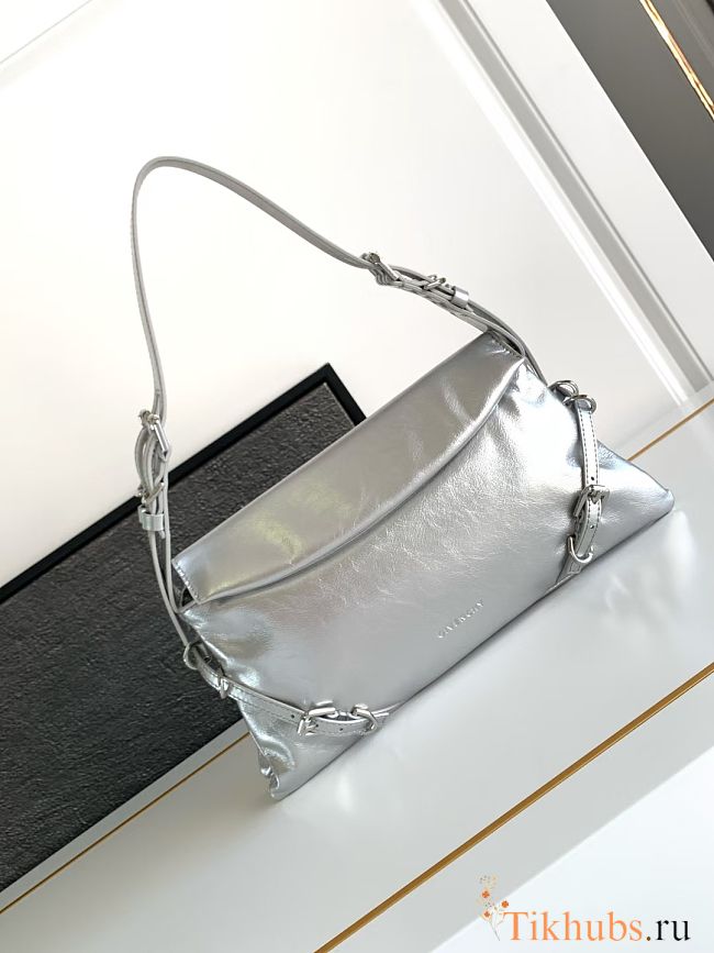 Givenchy Small Voyou Bag Silver 32x15x9.5cm  - 1