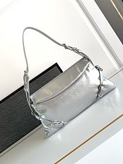 Givenchy Small Voyou Bag Silver 32x15x9.5cm  - 1