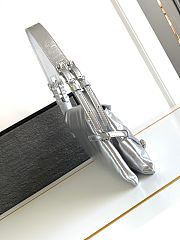 Givenchy Small Voyou Bag Silver 32x15x9.5cm  - 5