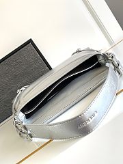 Givenchy Small Voyou Bag Silver 32x15x9.5cm  - 2