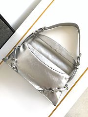 Givenchy Small Voyou Bag Silver 32x15x9.5cm  - 3