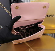Dolce & Gabbana Pink Medium Sicily Handbag Patent 20cm - 4